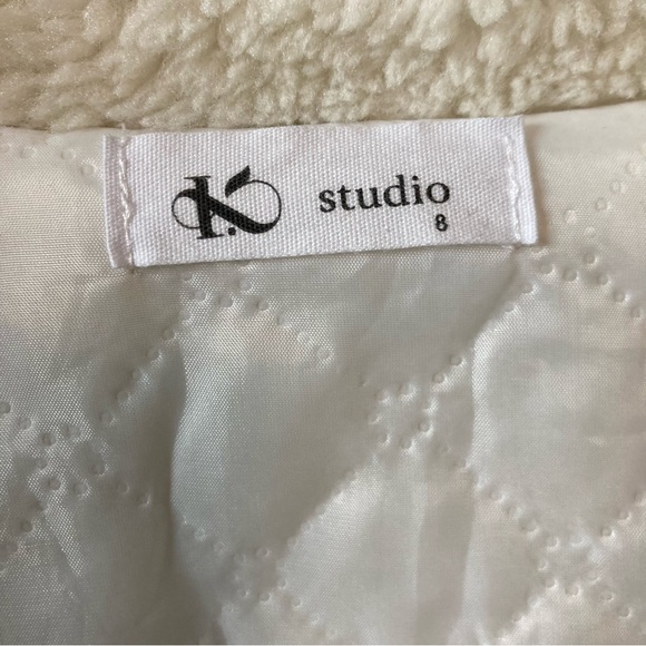 K studio Bear ears fleece jacket size 8 - Picture 6 of 6